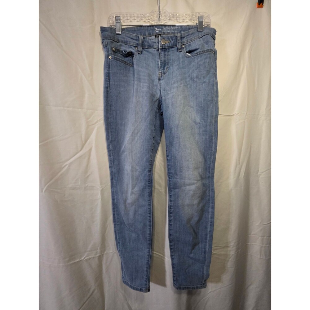 Gap 1969 Legging Skinny Jeans Womens 8 29R Light Wash Blue Mid Rise